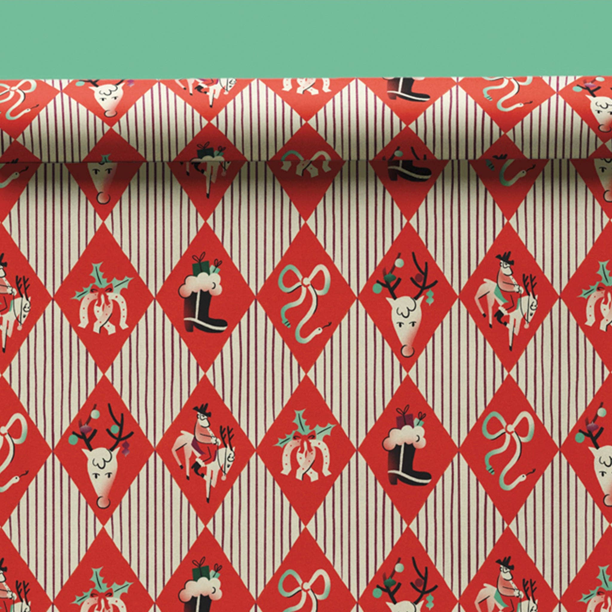 Paperole - Wholesale Wrapping Paper Roll - YEE-HAW — Wrapping Paper1