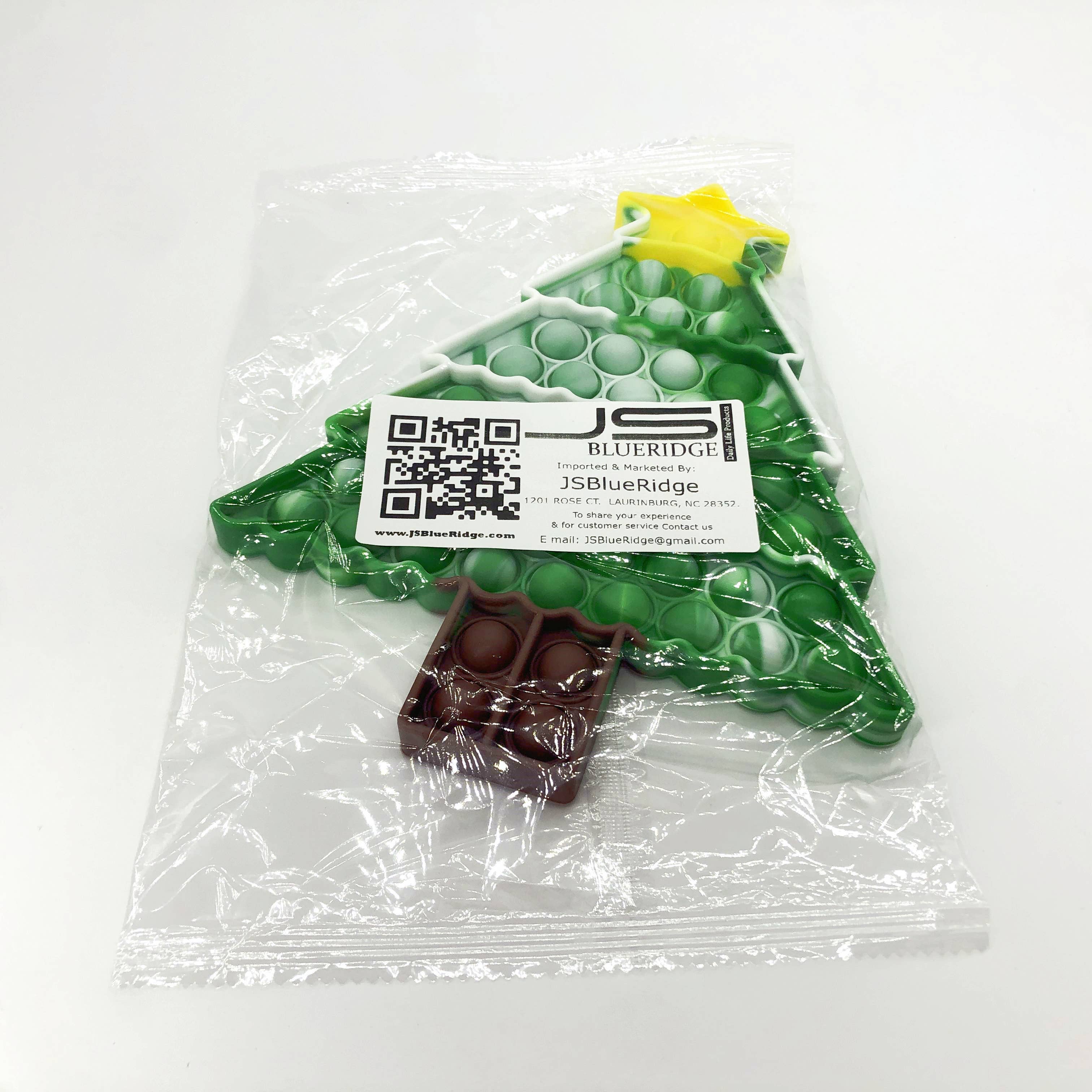 JSBlueRidge Toys - Wholesale Fidget Toy - Kids - Holiday Winter Tree Pop It Fidget Kids Toys31