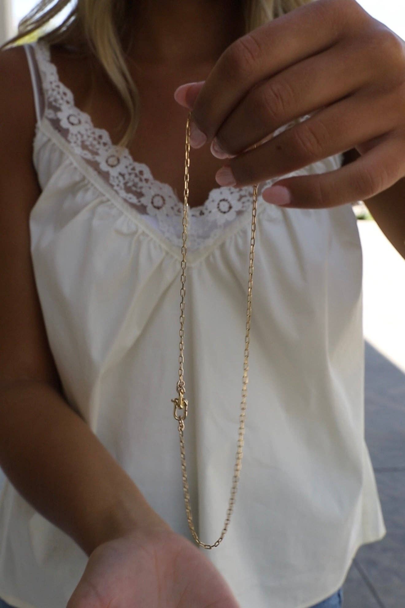 Katie Waltman Jewelry - Wholesale Schakelketting - PAPIERKLEM SOUVENIRKETTING2