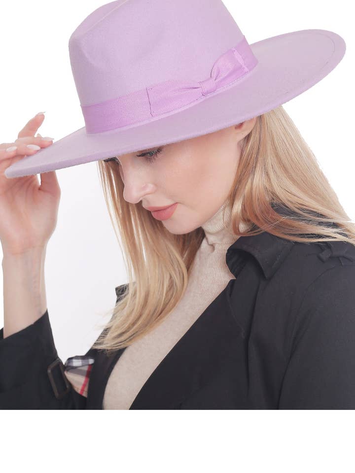 New Felt Ribbon Basic Fedora Hat for wholesale by anbfashion