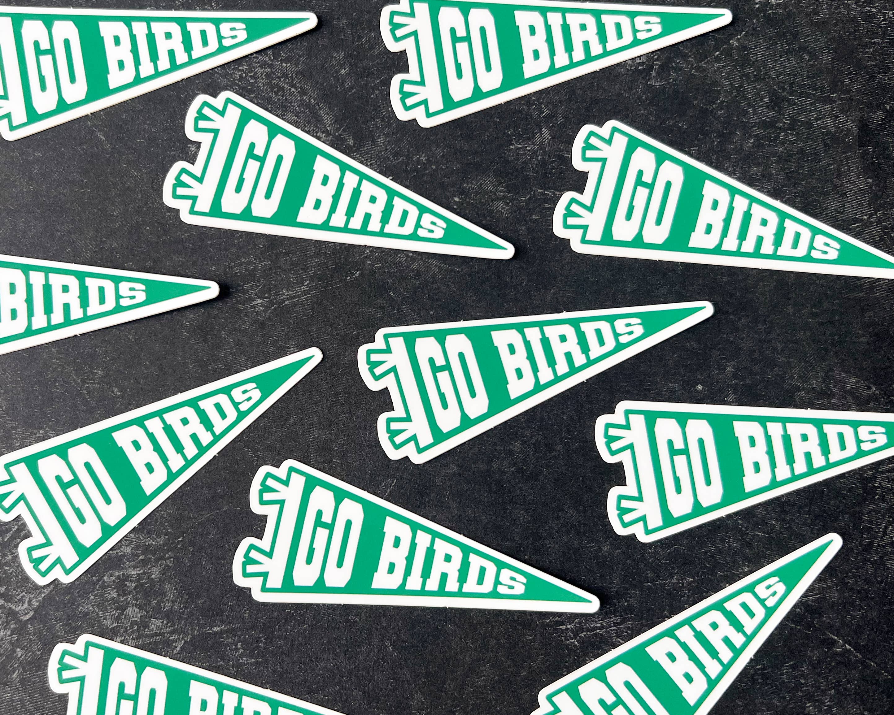 Studio Bladel - Wholesale Sticker - Go Birds pennant flag sticker1