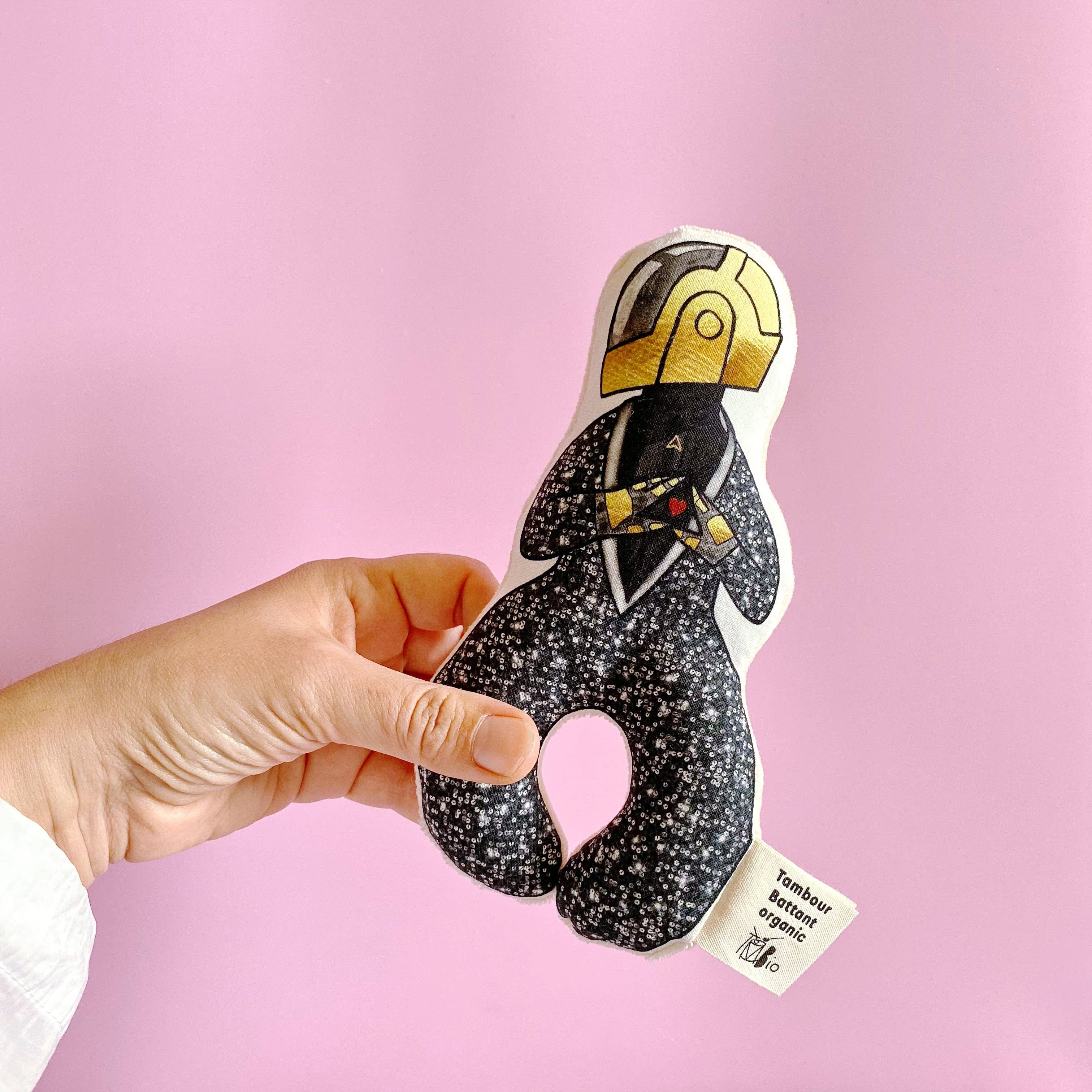 Tambour Battant – Großhandel Handrassel – Baby – Weiches Baby-Rassel Punk #13