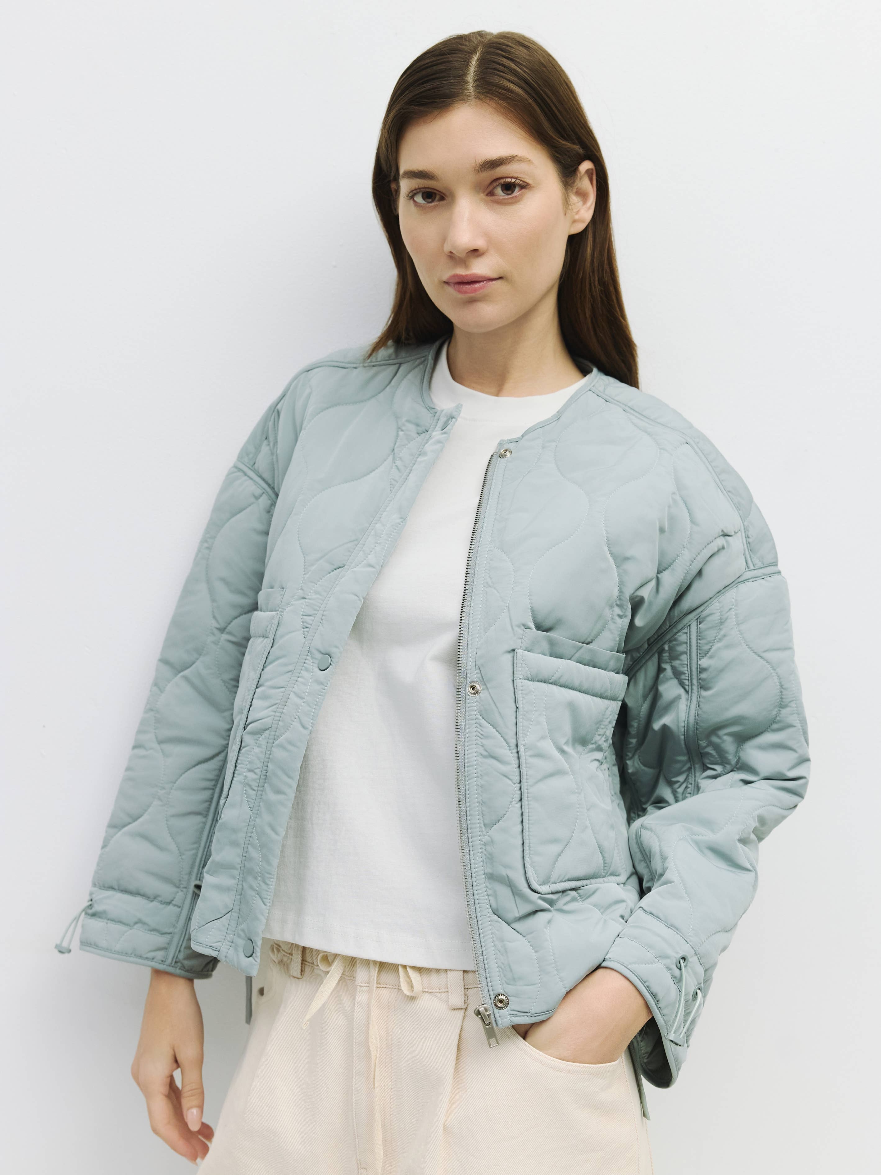 MOD REF – Großhandel Jacke – Damen – The Kara Jacket | Gesteppte Jacke mit Reißverschluss31