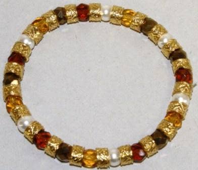 Alice Sturzinger LLC - Vendita all'ingrosso Bracciale con perline - Bracciale elastico in vetro di Murano Linda - 9 opzioni di colore8