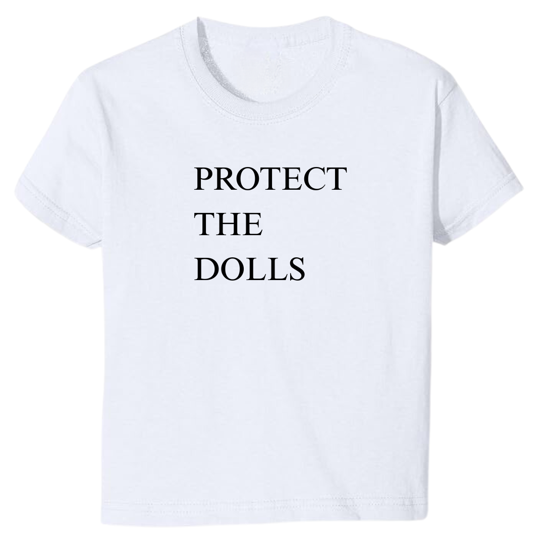 ZZZEBRAAA LIMITED - Venta al por mayor Camisa - Unisex - Camiseta Protect The Dolls - Camiseta Corta de Ajuste Ceñido - LGBTQ+1