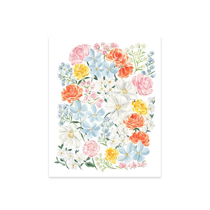Spring Blooms Art Print for wholesale by Almeida Illustrations