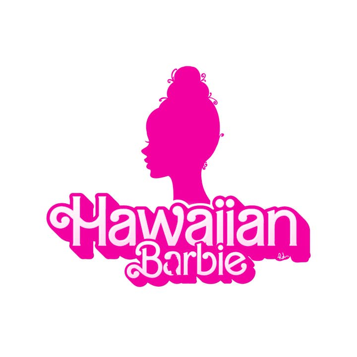 Irie and Haze - Wholesale Sticker - Hawaiian Barbie sticker