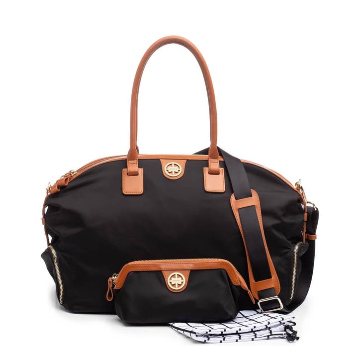 BIRDIE Gym Bag - Black for wholesale by JEMMA