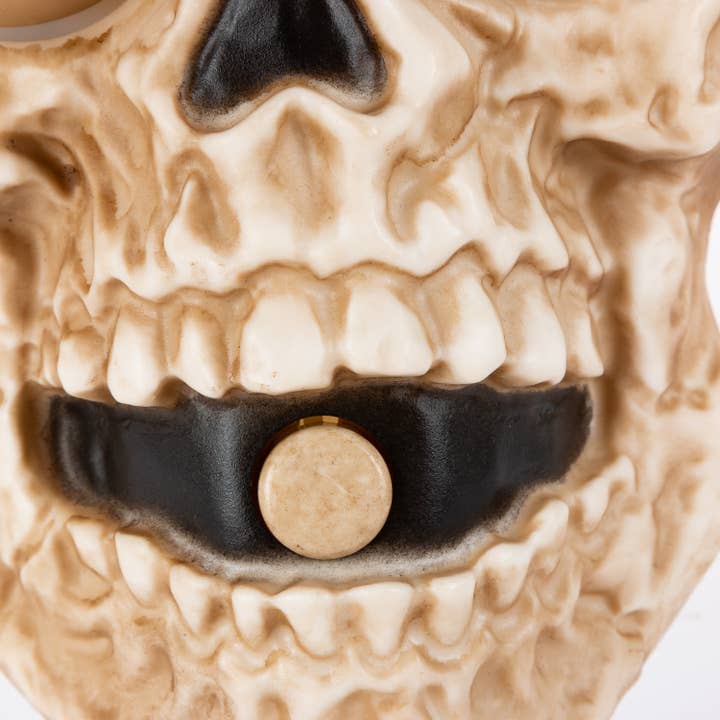 The Gerson Companies - Wholesale Outdoor Ornament/Decor - 8 in. Illuminated Animated Wall Hanging Halloween Skull3