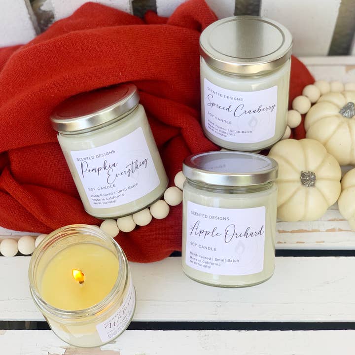 Scented Designs Candle Co - Wholesale Jar/Filled Candle - Sweater Weather Soy Candle - 7oz Signature Jar3