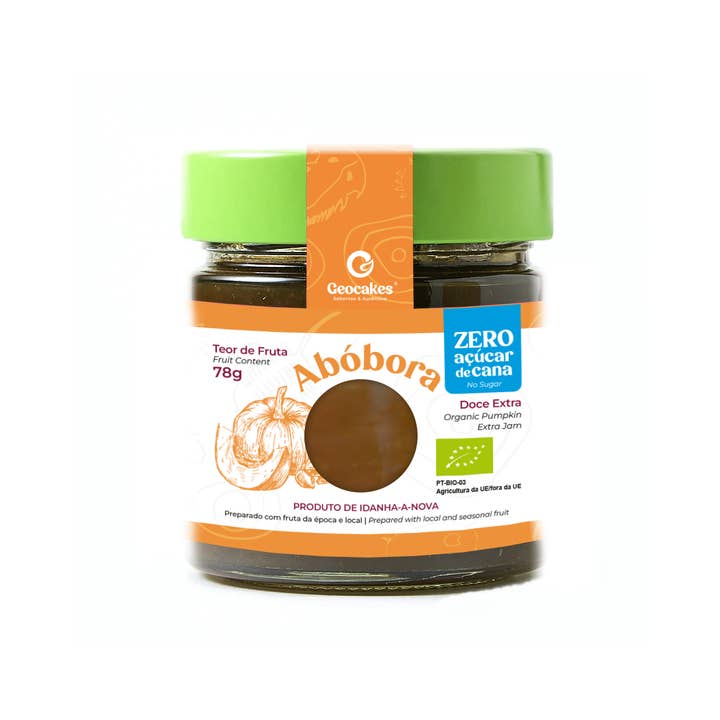 Confettura Extra BIOLOGICA di Zucca ZERO per la vendita all'ingrosso da parte di Geocakes