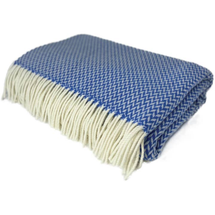 Bronte Moon – Großhandel Überwurfdecke – Ballintyre-Serie — Decke aus Merinowolle aus Lammwolle — Hergestellt in Schottland3