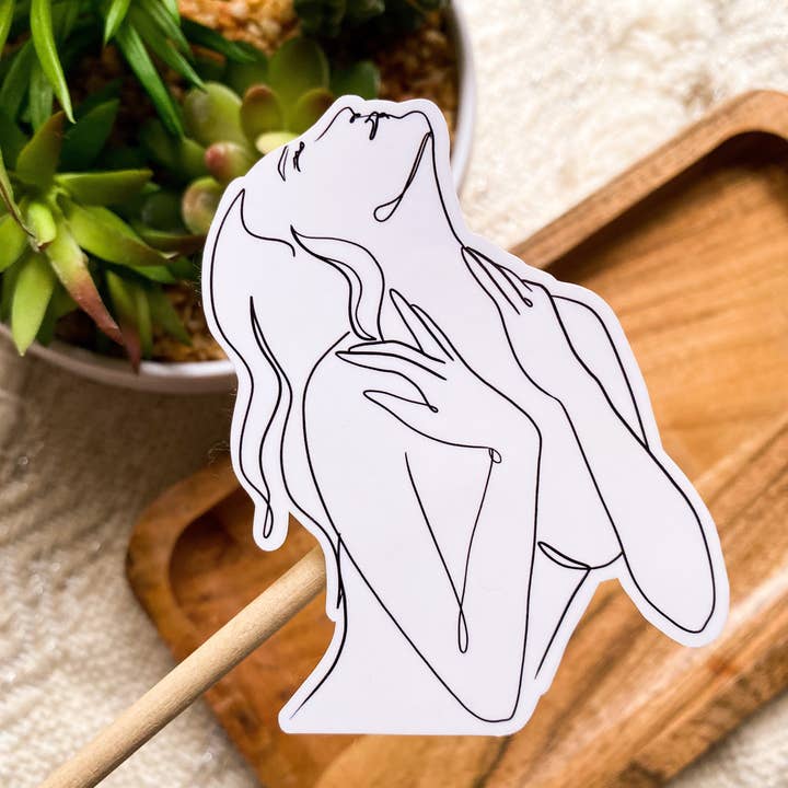 Linienkunst-Boudoir-Aufkleber für den Großhandel von MaMarie & Co.