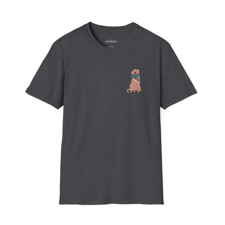 Bay Dog Unisex Softstyle T-Shirt for wholesale by Maryland Dog Company