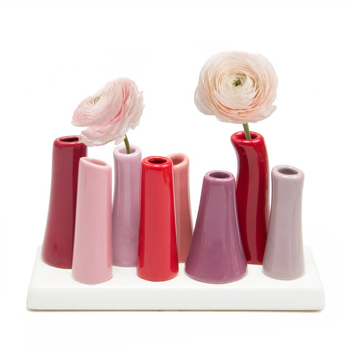 Chive - Wholesale Vase - Pooley Ceramic Bud Vase, 24 + 2pc Kits