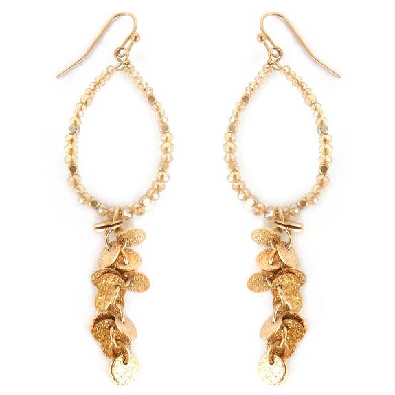 Øreringe - Guld Y Drop Multi kæde for engroshandel hos Flirt Jewelry