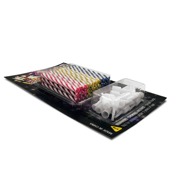 Smith Brands - Wholesale Cake Candle - Magic Relighting Candles - (30 pk) - Trick Happy Birthday Party Decorations for Cakes1