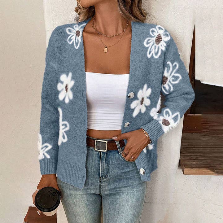 Wholesale flower cardigan for your store Wholesale flower cardigan for your store