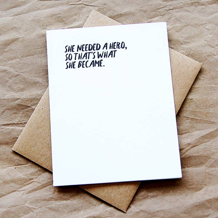 Hun Hero Note Card for engroshandel hos Sky of Blue Cards