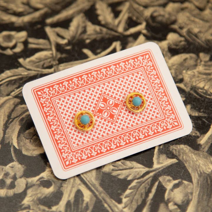 Kindred Objects - Wholesale Stud/Post Earrings - Vintage Gold Stud Earrings - Variety