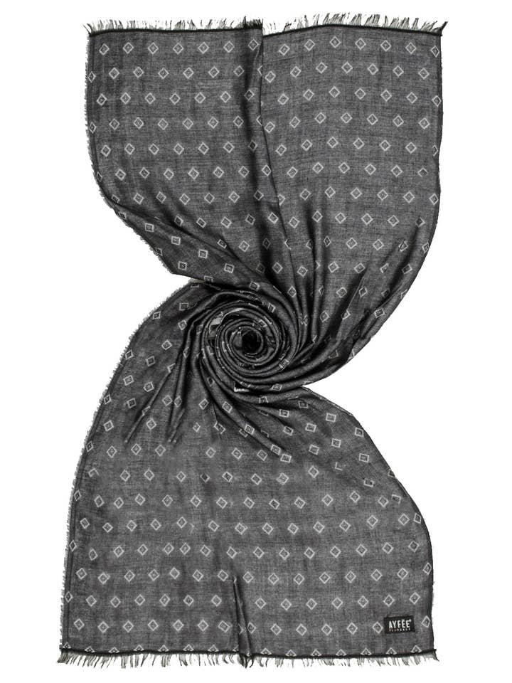 STOLA JACQUARD TIE 55%VI 45%MD MADE IN ITALY for wholesale by Ayfee