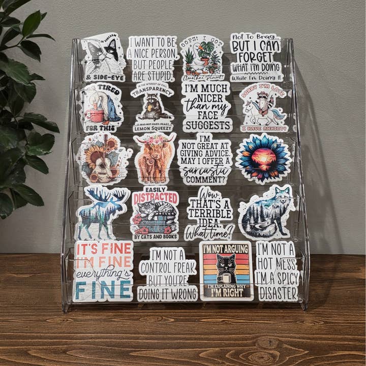 Espositore a 5 livelli per adesivi e ulteriori Risultati per espositore all'ingrosso. Resi gratuiti e termini di pagamento a 60 giorni su Faire in tendenza su Faire.