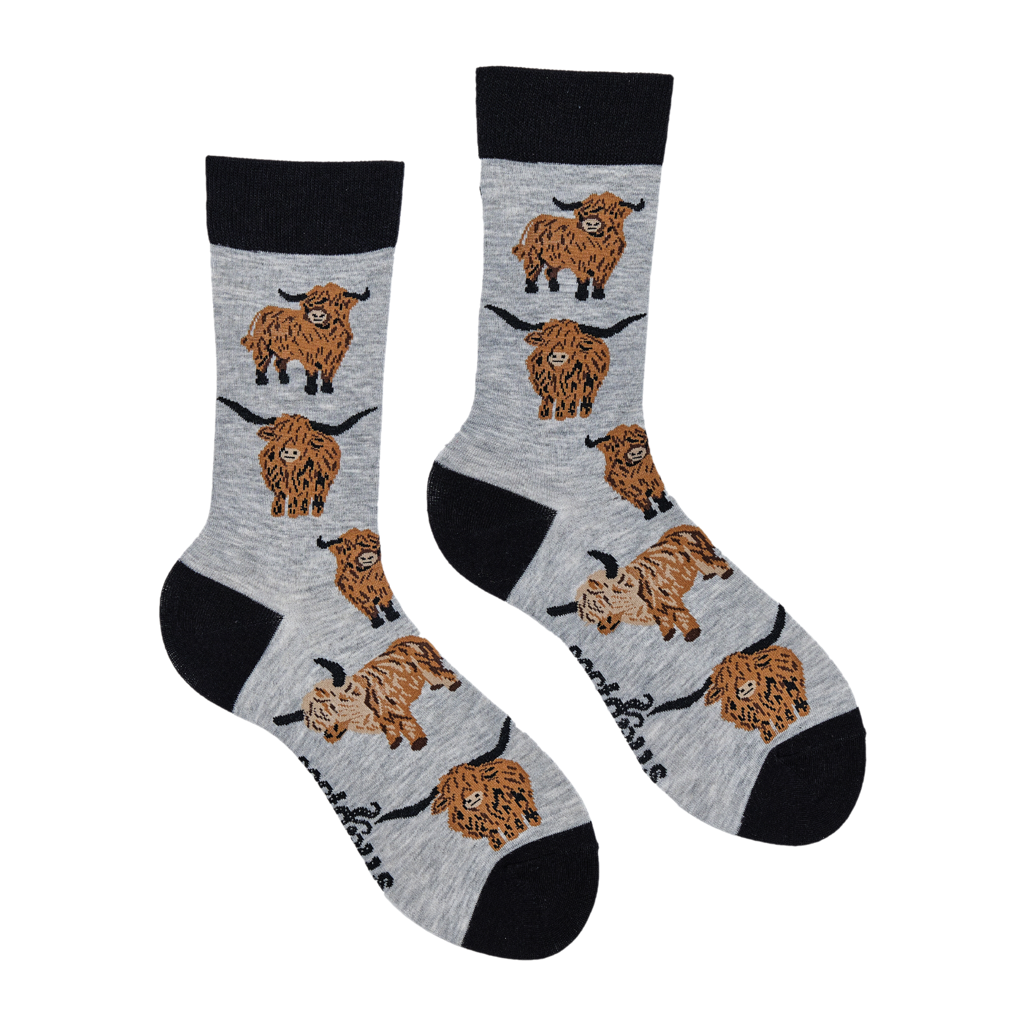 Socktopus - Wholesale Sokken - Uniseks - Highland Cow Socks - Och Aye the Moo!10