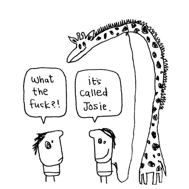 Hazel Bee - Wholesale Everyday Greeting Card - Josie Giraffe Card