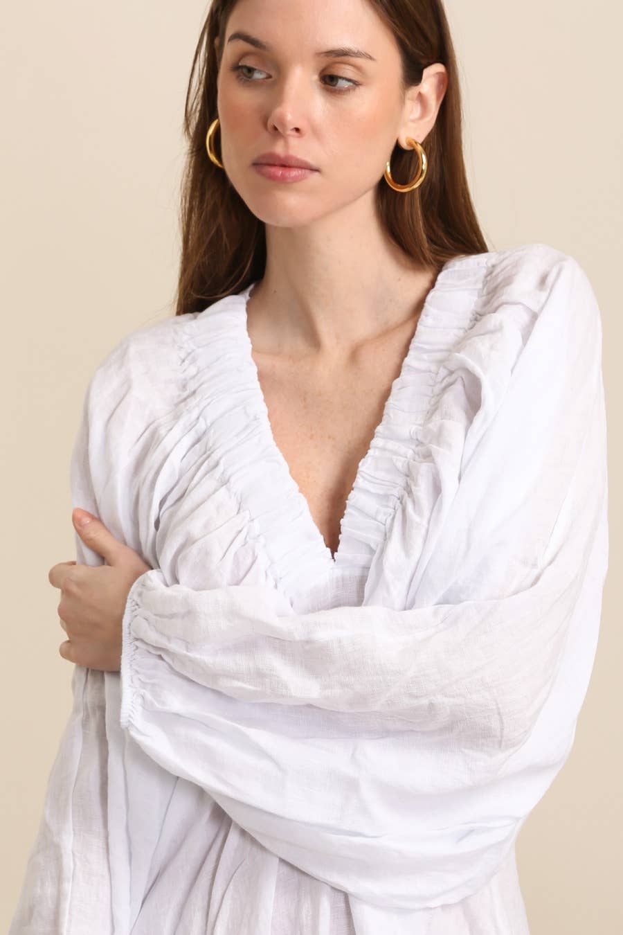 LÉA & LUC - Wholesale Dress - Women's - 100% linen dress REF. 7213638