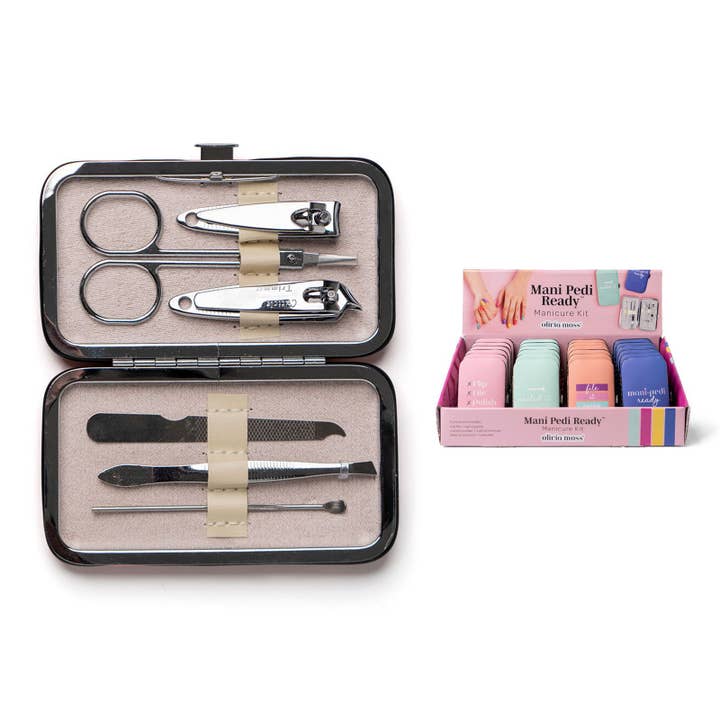 DM Merchandising - Wholesale Nailcare Set - Olivia Moss Mani Pedi Ready Manicure Kit