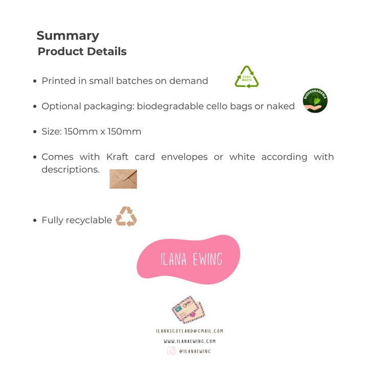 Ilana Ewing Designs - Wholesale Birthday Card - Age 3 - Mermaid and Jellyfish Birthday Card2