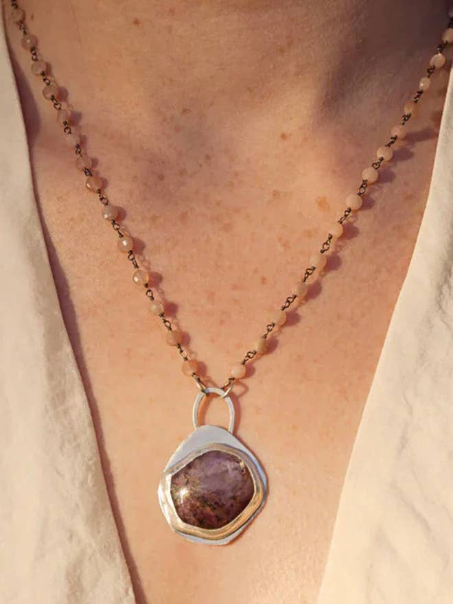 Pendente de Rubi Estrela por atacado de Kathy Nelson Jewelry