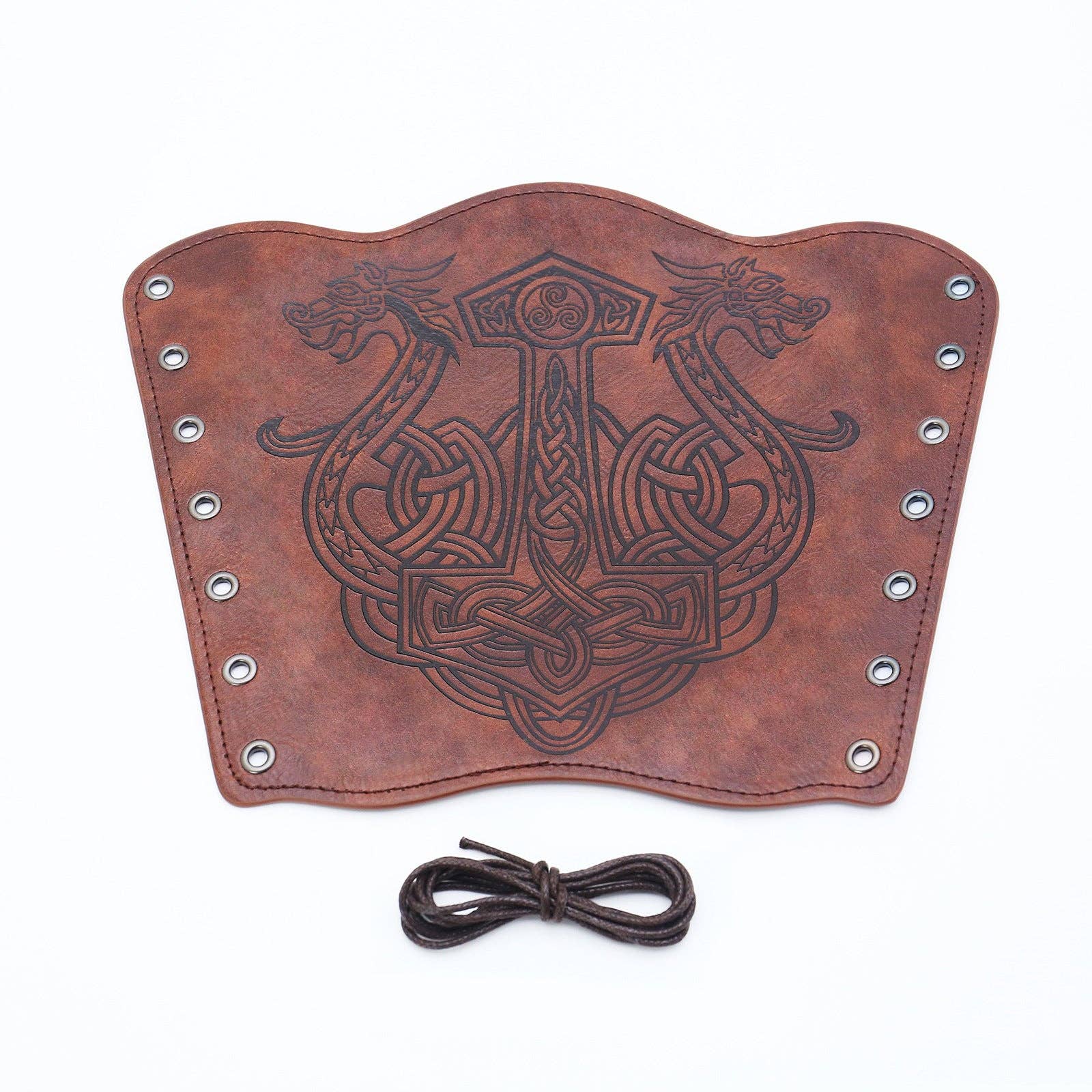 SALINA TRADING INC - Wholesale Costume – Women's - Medieval Leather Wrist Cuffs Retro Punk Arm Guards Festival Costume Accessories55