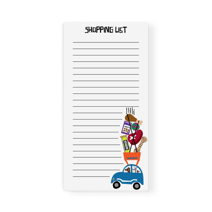 Doggie Shopping List for wholesale by R. Nichols Stationery & Gifts