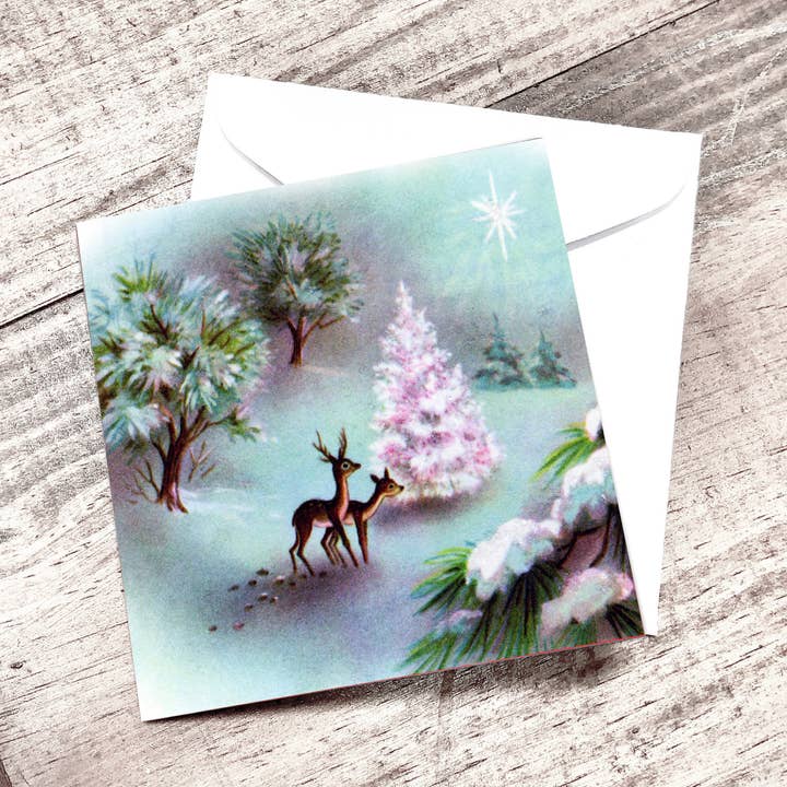 Winter Holiday Mini Card - Suitable for Gift Baskets for wholesale by Yesterday's Best