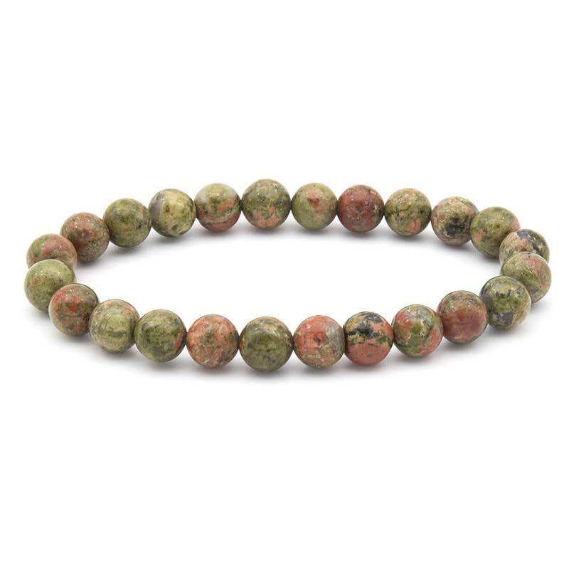 Mio Queena - Wholesale Beaded Bracelet - 8MM Elastic Natural Stone Bracelets - CS0