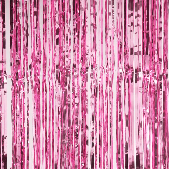 Metallic Backdrop Curtain 36" x 96" - Pink for wholesale by Portofino International Trading, USA