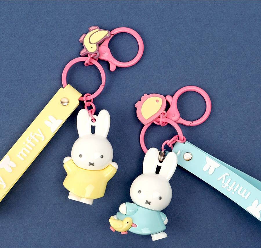 K-Wonderland – wholesale Keychain – Women's – Miffy Figure Keyring & Charm – Pastel & Fruits Random7