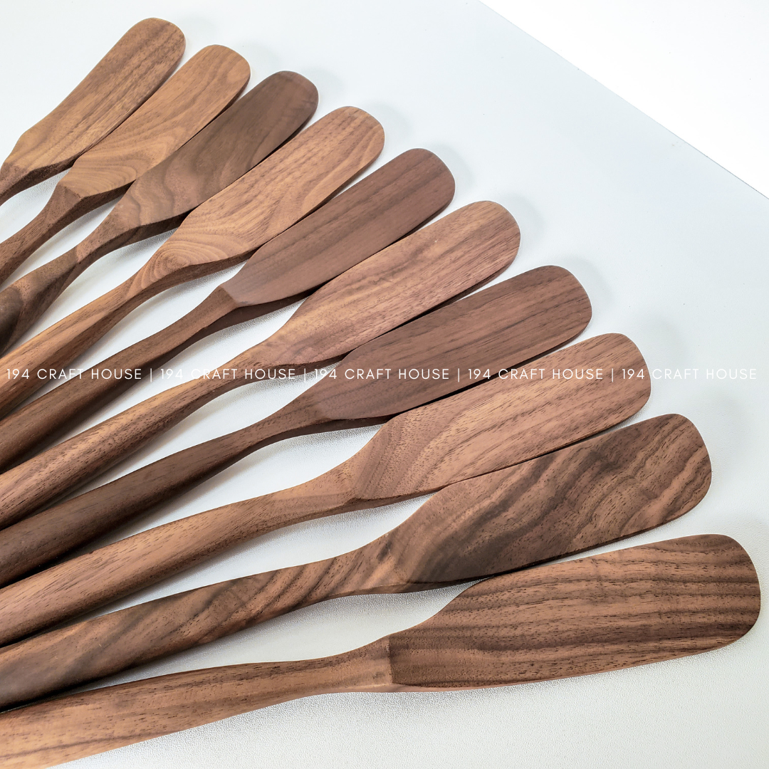 194 Craft House - Wholesale Cheese Spreader - Wooden Spreader Knife - Kitchen Serving Utensils9