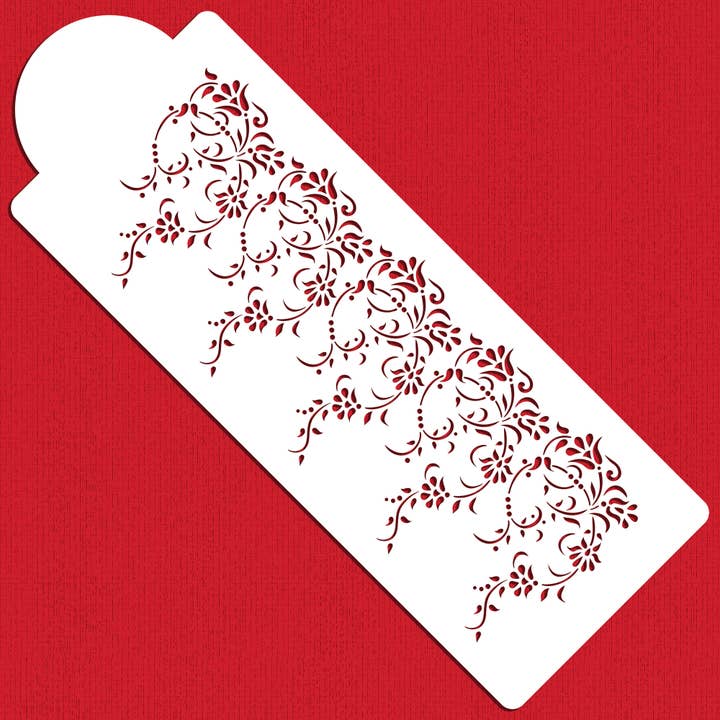 Stencil per torta in pizzo, stile vintage per la vendita all'ingrosso da parte di Designer Stencils