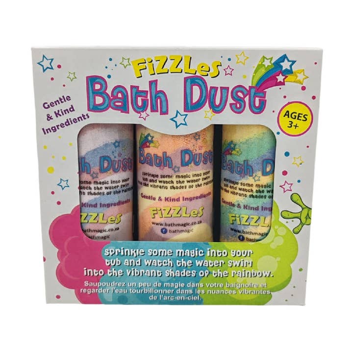 FiZZLeS Bath Dust - 3 Pack - Bath Bomb Dust for wholesale by Firefox Toys