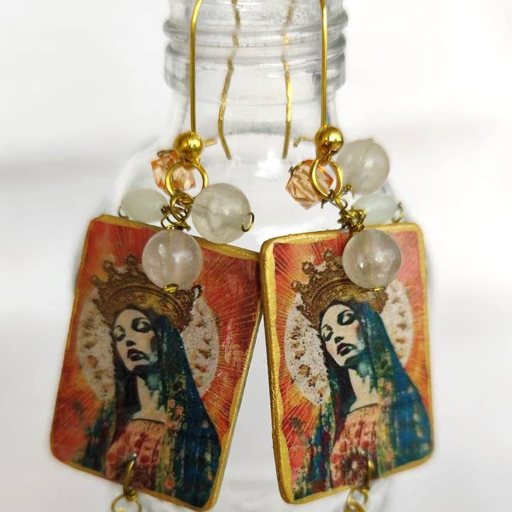 Wild & Free - Vendita all'ingrosso Orecchini pendenti - Orecchini Madonna in stile vintage anni '20 fatti a mano