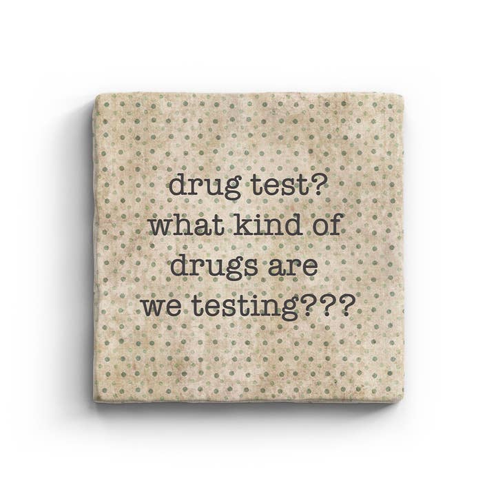 Paisley & Parsley - Wholesale Coasters - Drug Test - Marble Coaster