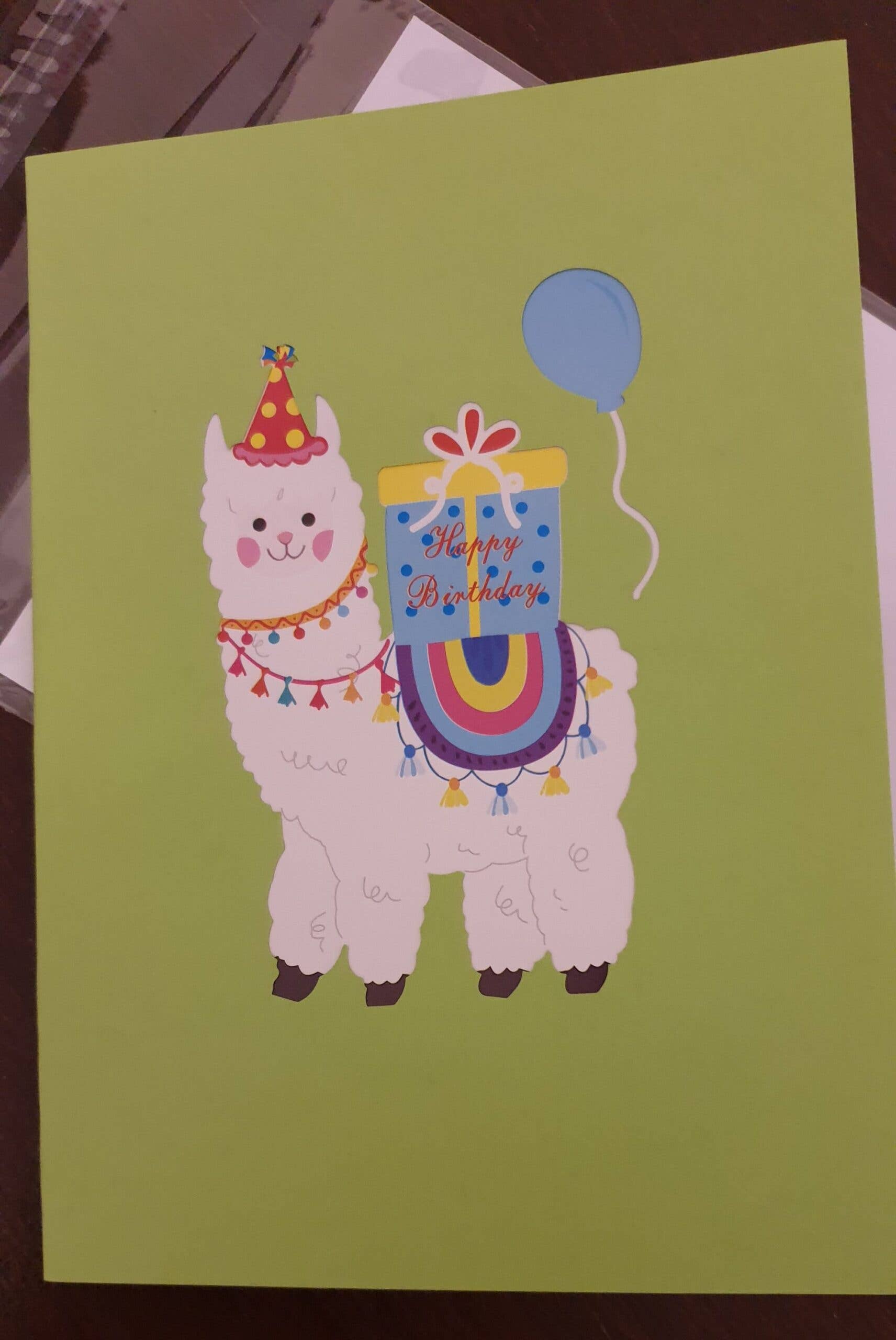 Papier Paradies - Wholesale Birthday Card - 3D Pop-Up Card "Llama" – A Humorous Gift for Special Occasions2
