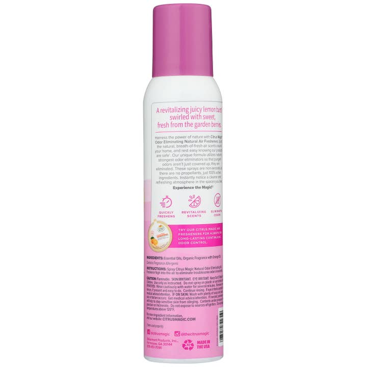 Beaumont Products – Großhandel Lufterfrischer – Citrus Magic Lufterfrischer-Spray zur natürlichen Geruchsbeseitigung1