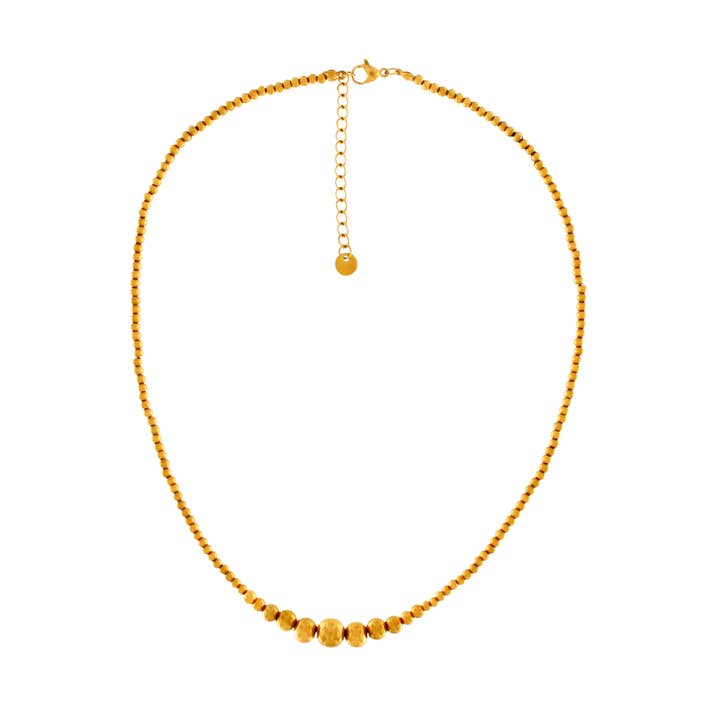 Passion Waterproof 8-Ball Necklace 18K Gold Plating Plating for engroshandel hos Dansk Copenhagen