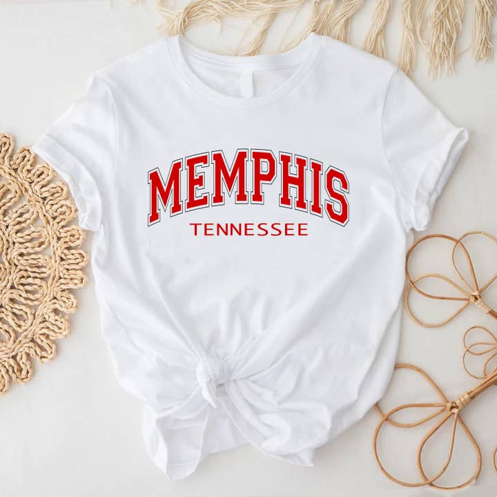 STARCHIS - Wholesale Screen Printed T-Shirt - Women's - Memphis Tennessee1