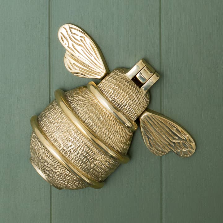 Brass bee - Wholesale Knob/Pull - ANDRENA Solid Brass Queen Bee Door Knockers - Premium Size5