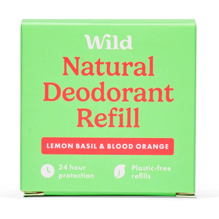 Recharge Déodorant Citron Sauvage, Basilic & Orange Sanguine pour la vente par Wild