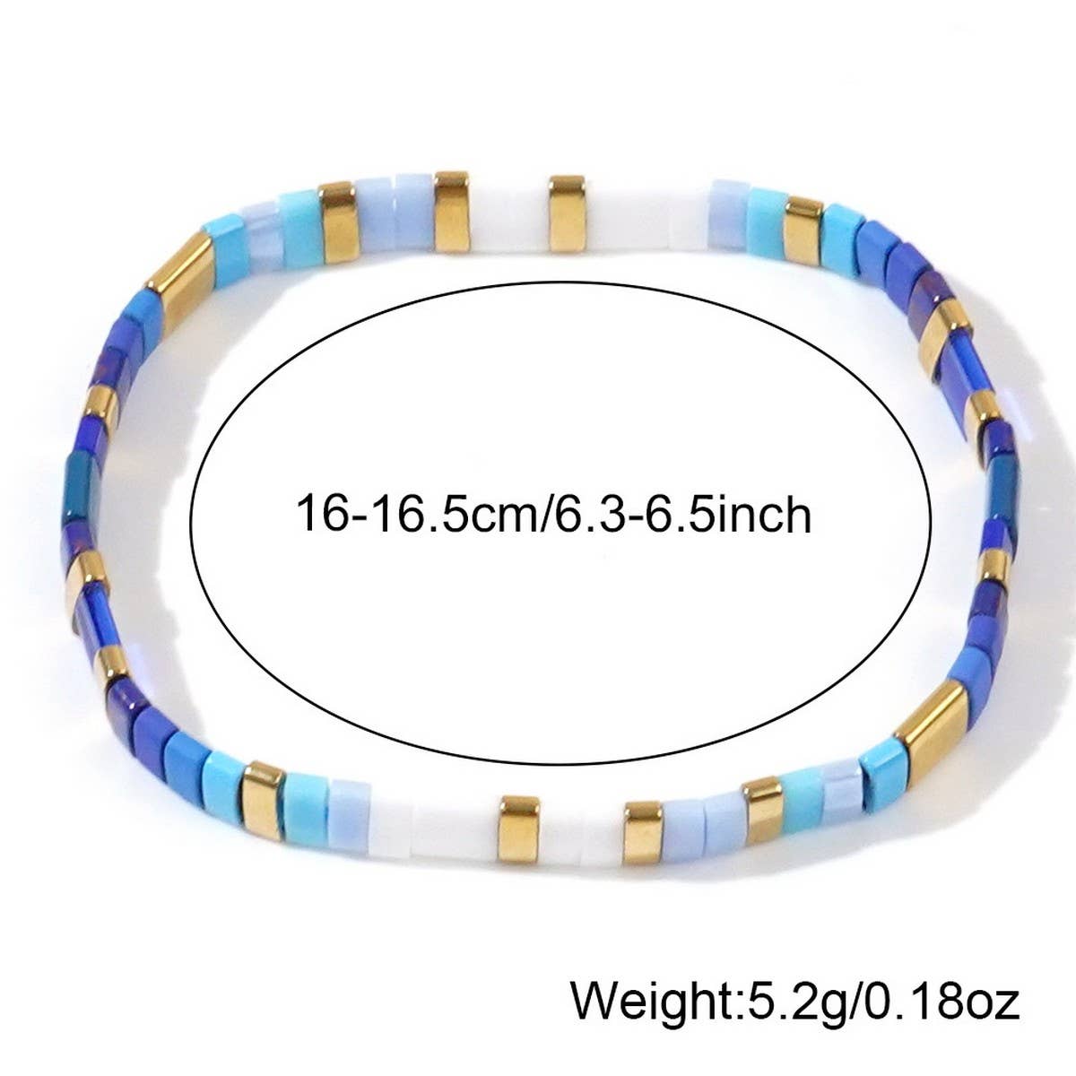 ACCITY - Wholesale Beaded Bracelet - BOHEMIAN TILA BEADS HAND-WOVEN BRACELET_CWMM38821